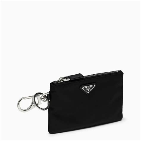 prada key pouch nylon|prada keychain wallet.